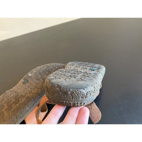 GH Bass & Co Sunjuns Brown Leather Strappy Comfort Slingback Sandals Mens 10M - Picture 7 of 13